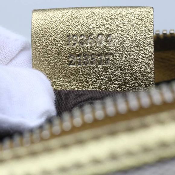 GUCCI GG Crystal Hand Bag Gold 193604 Auth 60877 - Picture 12 of 16